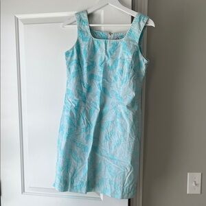 Lilly Pulitzer Vintage Seahorse Print Mini Dress